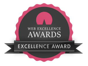 Web Excellence Award PR image Web Excellence award badge