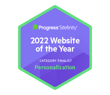 sitefinity 2022 website of the year finalist